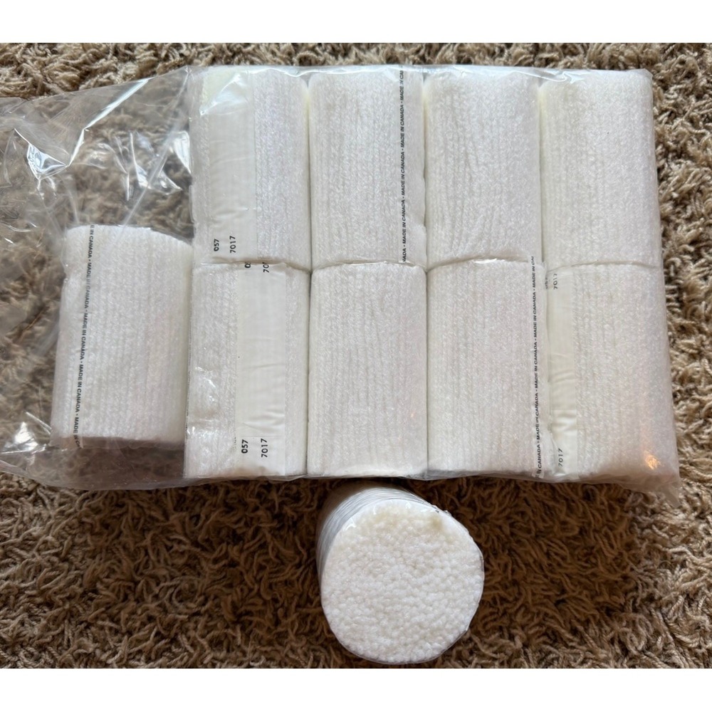 Unbranded Pre-Cut Latch Hook Rug Yarn Acrylic White 4" Long